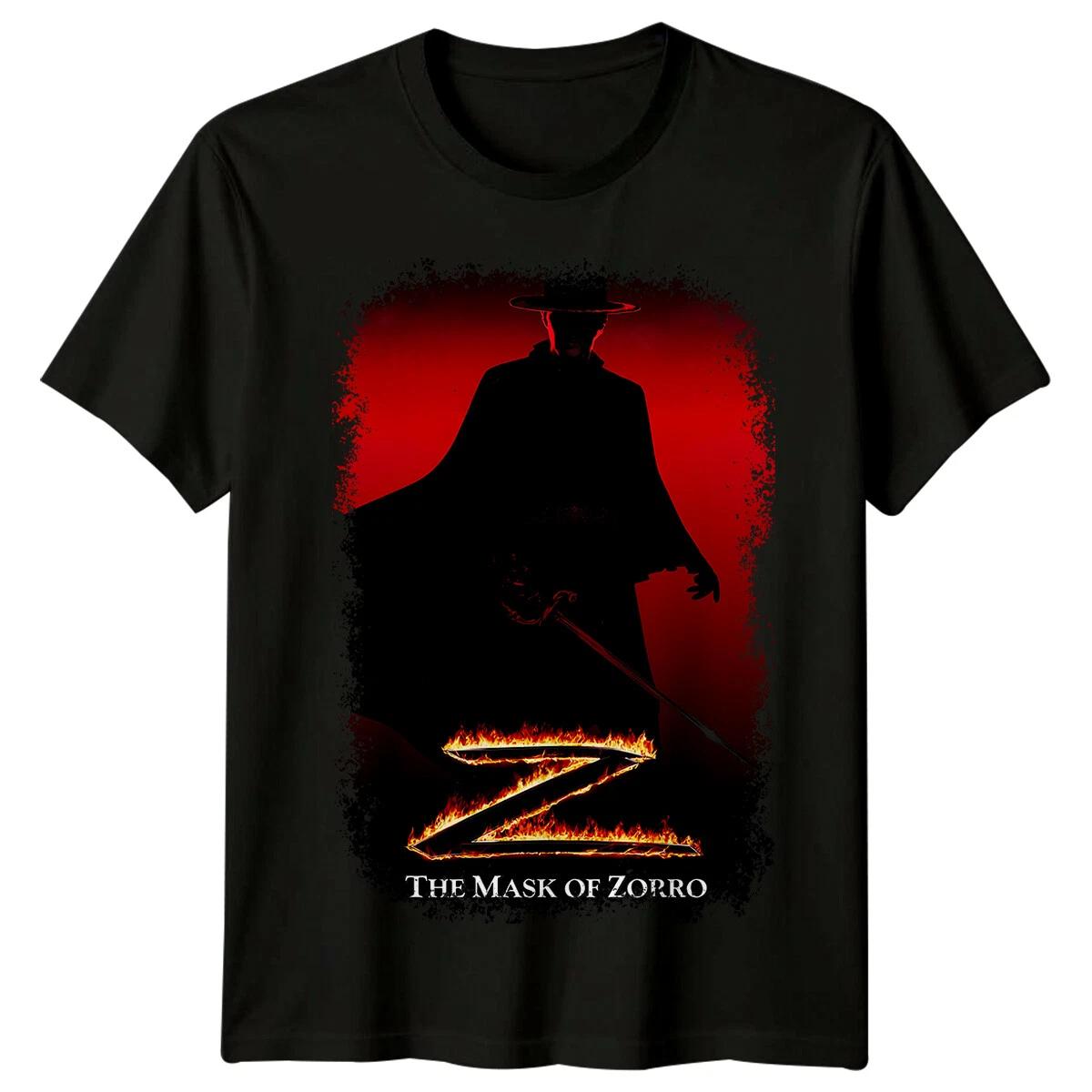 The Mask of Zorro 1998 Movie Poster Inspired TShirt Retro 90s Tee Unisex S