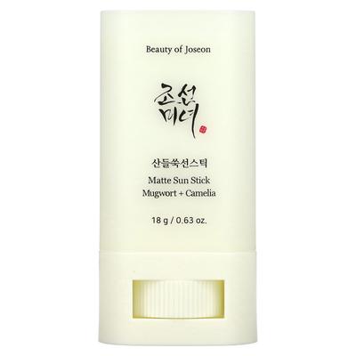 Matte Sun Stick, Mugwort & Camellia, SPF50+ PA++++, 18g (0.63oz)