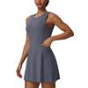 Womens Tennis Skort Set With Built-in Shorts Athletic Dress Golf Running Yoga Summer Sportswear