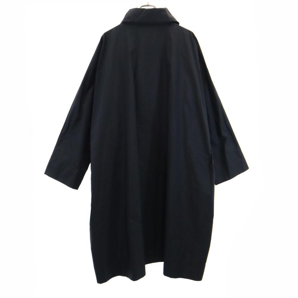 ISSEY MIYAKE Made In Japan Stainless Collar Coat 4 Black Rain Men's Used