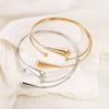 Zinc Zinc Alloy Opening Cuff Bracelets Hollow Flower Circle Upper Arm Bracelet  Arm Accessories