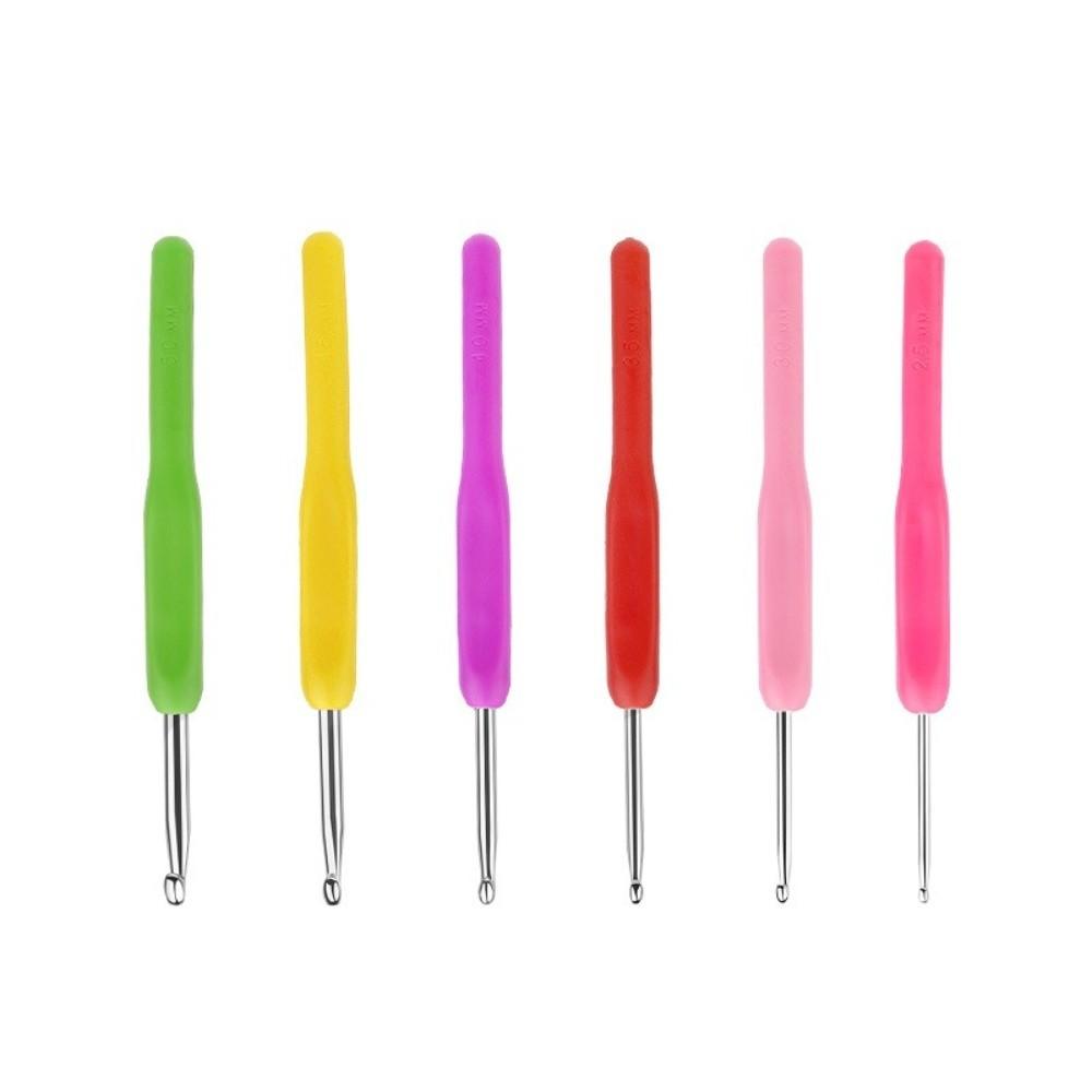 2.5-6.0mm Sizes Crochet Hooks 8 Pieces Yarn Needles Set  For Crochet Amigurumi