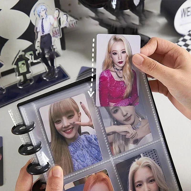 Binder Photocards Holder Cards Collect Book Binding Machine Kpop Photo Card Albums Photo Card Binder Kpop Photo Card Packaging