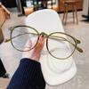 Round Shape Glasses Frame Woman Fashion Style Blue Light Blocking Computer Glasses  Material Frame For Women'S Glasses