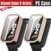 Tempered Glass+Case for Xiaomi Smart Band 9 Active Anti-scratch Screen Protector Bumper Protective Cover for Xiaomi Redmi Band 3