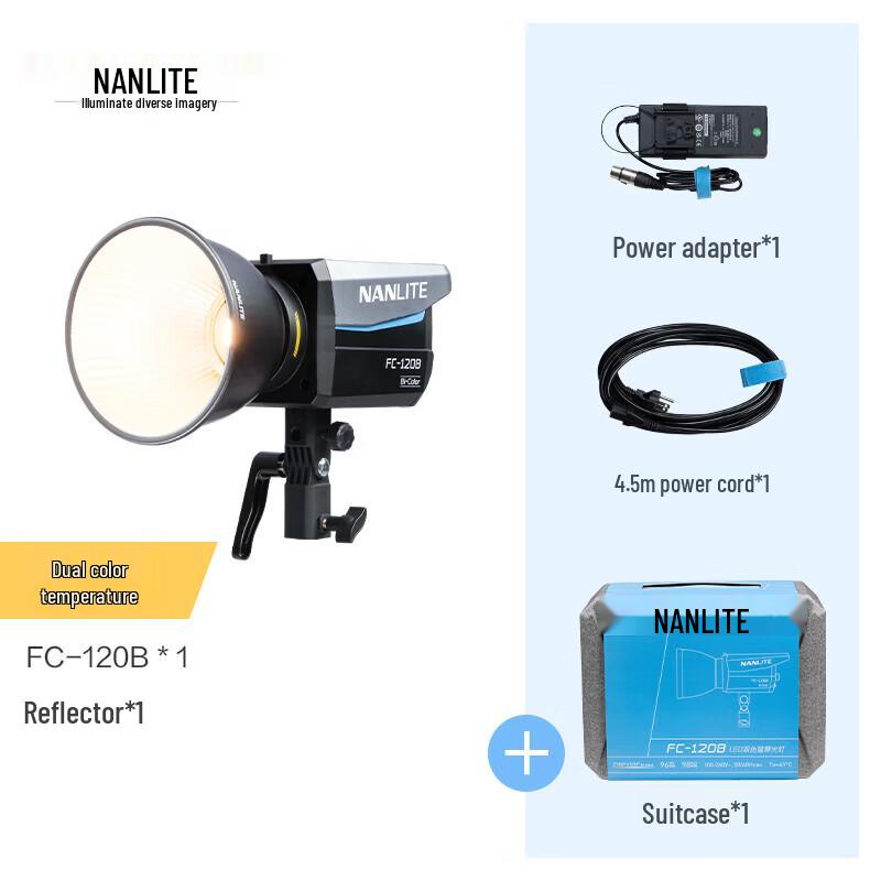 NANLITE FC-120B Bi-color LED Photography Light