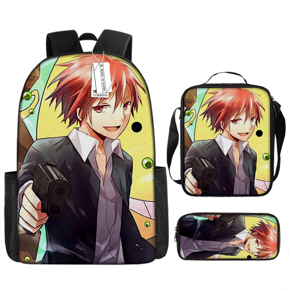 

Класс Убийц Класс Убийц Аниме Рюкзак из трех частей pencil case