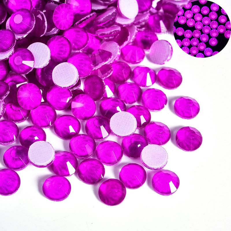 Large Packaging Uniform Glass Imitation Austrian Hot Diamond, Hot Melt Adhesive Bottom Diy Clothing Shoes And Hats Jewelry Rhinestone