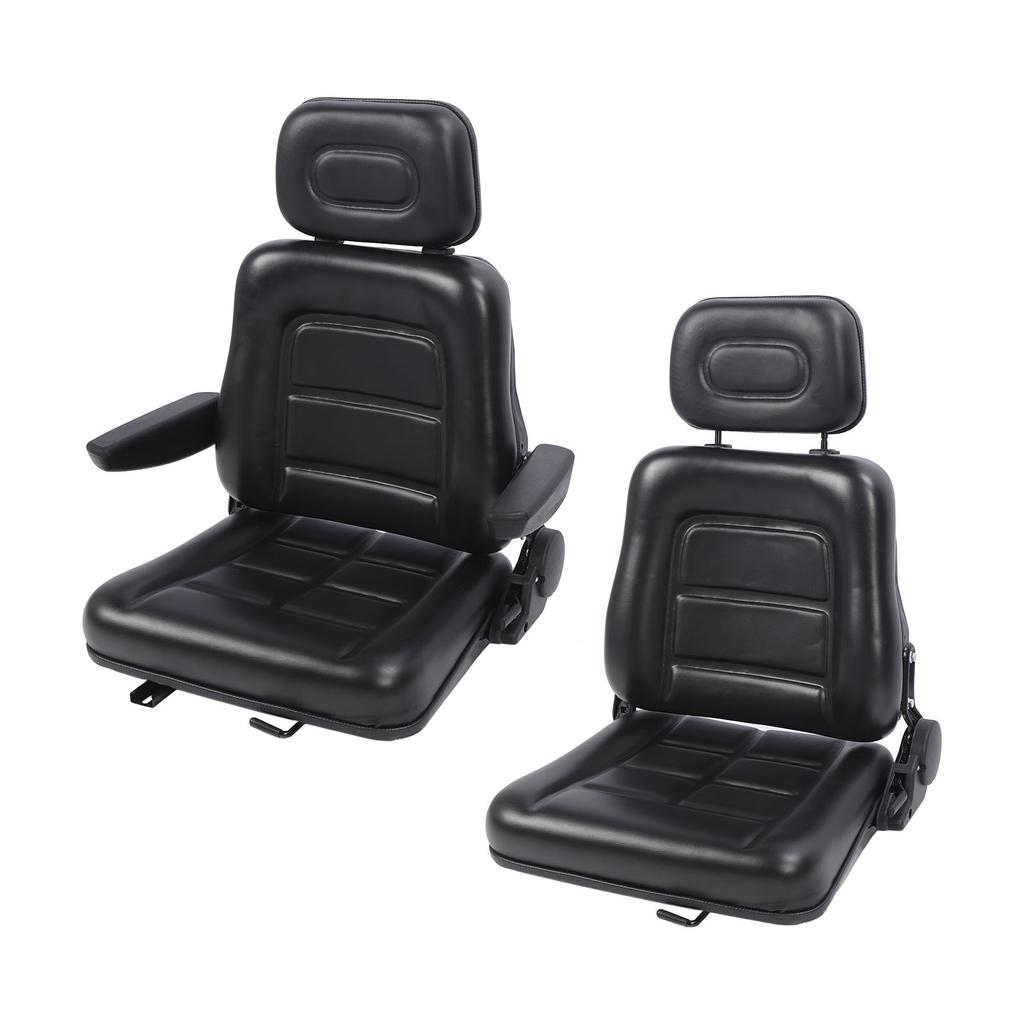 Tractor Seat 3 Level Adjustable Headrest Comfortable Wear Resistant Anti Scratch Excavator Seat  for Telehandler