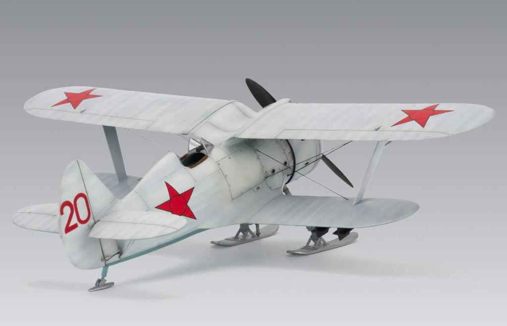 ICM Polikarpov Chaika Winter Version Plastic Model 1/48 I-153