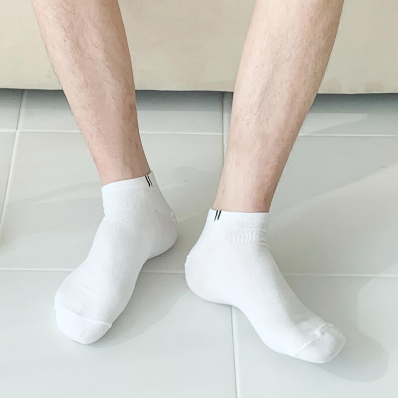 [10 Pairs Set] Men's One-Point Sneaker Socks