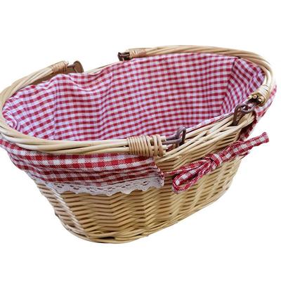 OEING Wicker Picnic and Storage Basket