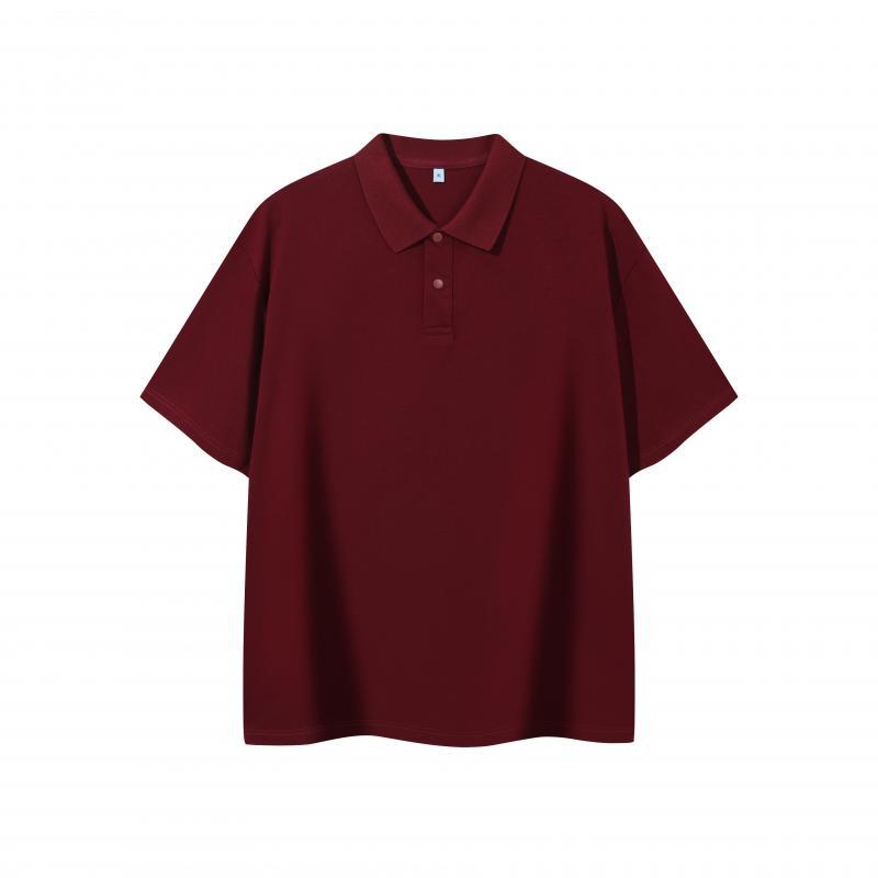 Solona lapel T-shirt summer 230g heavy Solona cool high-end trendy polo shirt S