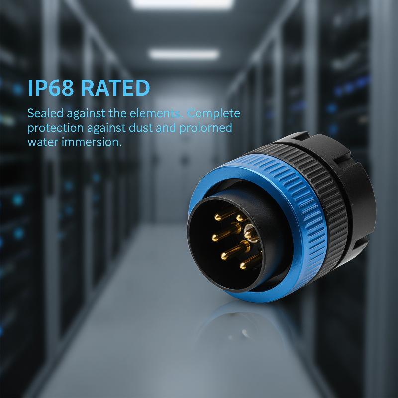 Водонепроницаемые круглые разъемы серии Sp13 с классом защиты IP68, подходящие для опасных сред, с различными контактами