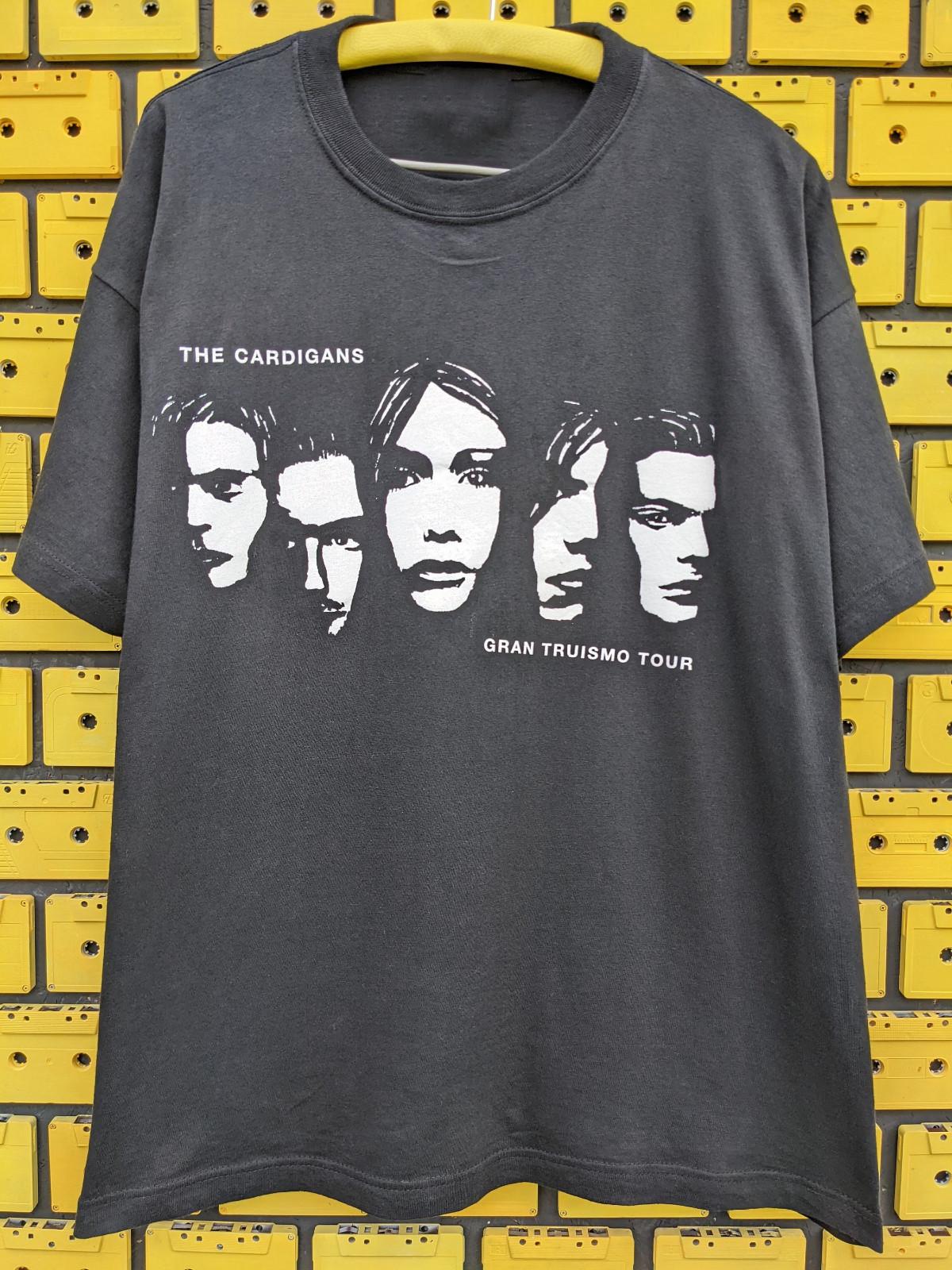 VTG The Cardigans Gran Turismo Tour Heavy Cotton Black T Shirt S-5XL CM593 XXXL