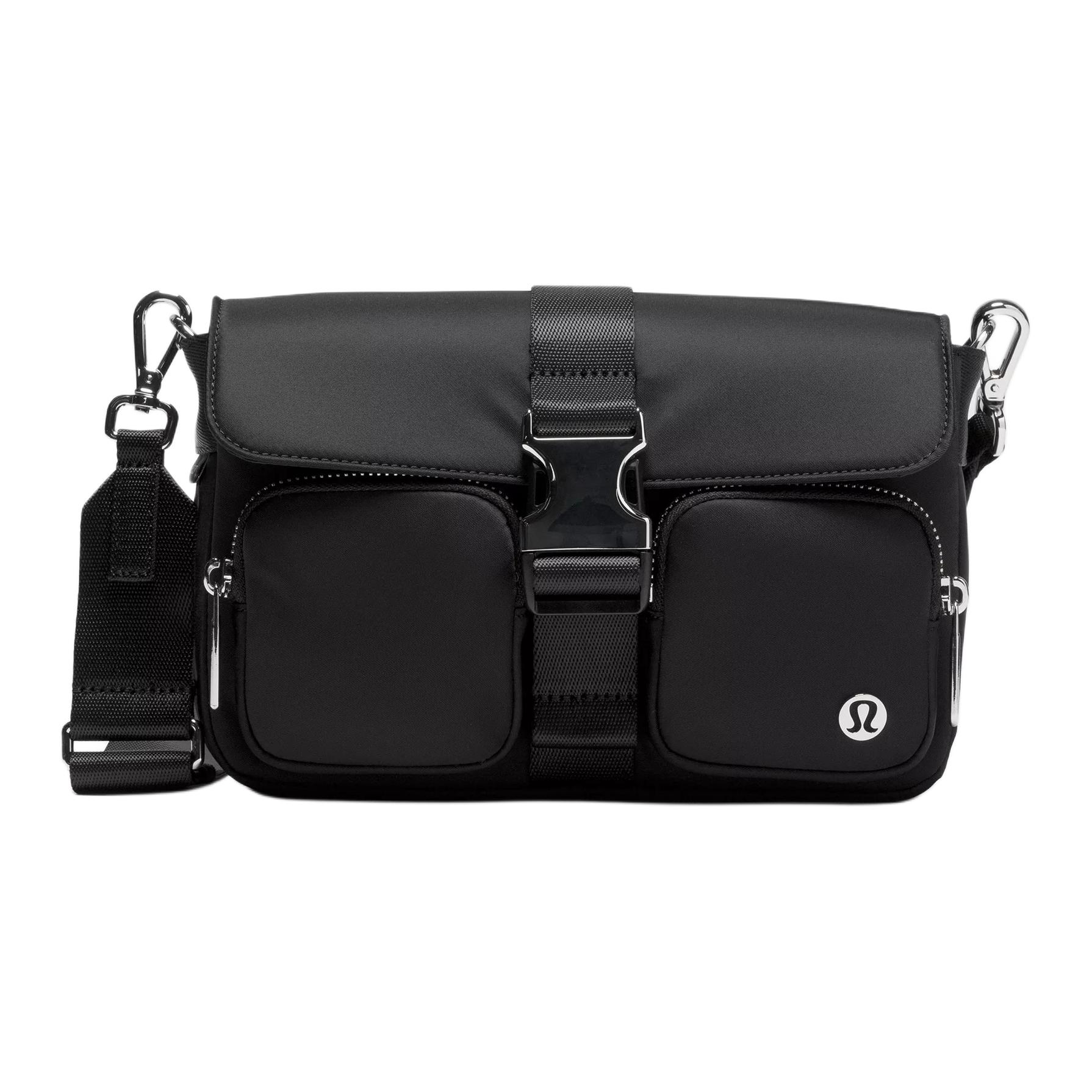 

Lululemon Wunderlust 3L Multi-Pocket Design Removable Adjustable Shoulder Crossbody Bag Women bags Black LW9FKSS-0001 Black