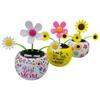 Solar Dancing Sunflower Toys, Reusable Solar Shaking Head Decoration, Cute Flower Flower Pot Toys Suitabl