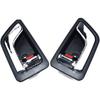 Interior Inside Door Handle Front Rear Left Right for Hyundai Getz Click TB 2002 2003 2004 2005 2006 2007 2008 2009 2010 2011 DaJiKan (Color : Black
