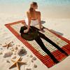 French legendary rock singer and actor Johnny Hallyday towel outdoor camping vacation swimming beach towel outdoor absorbent bath towel Y25