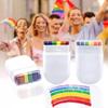 2PCs Rainbow Crayon Paint Rainbow Birthday Party Colourful Theme Party Accessories Party Family Costume Gift Pocket Size