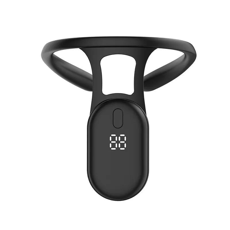 

Smart Posture Corrector Miicro Vibration Posture Fitness Training Reminder Sensor Spinal Area Posture Neck Area Hump Corrector For Adult Kids чорний