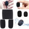 AkNebriax 20-Piece Replacement Microphone Sponge for Intercom Headsets, Noise Reduction, Black Windscreen, Microphone Sponge Caps for Noise Reduction,