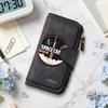 Retro Space Theme Long Purse Fashion Casual Multi Slot Card Holder Daily Portable Wallet