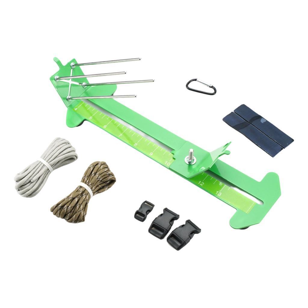 ג'יג לצמידי פרקורד לצמידים שזירת חבל מצנח אריגה נירוסטה כלי לשזירת פרקורד מתכוונן