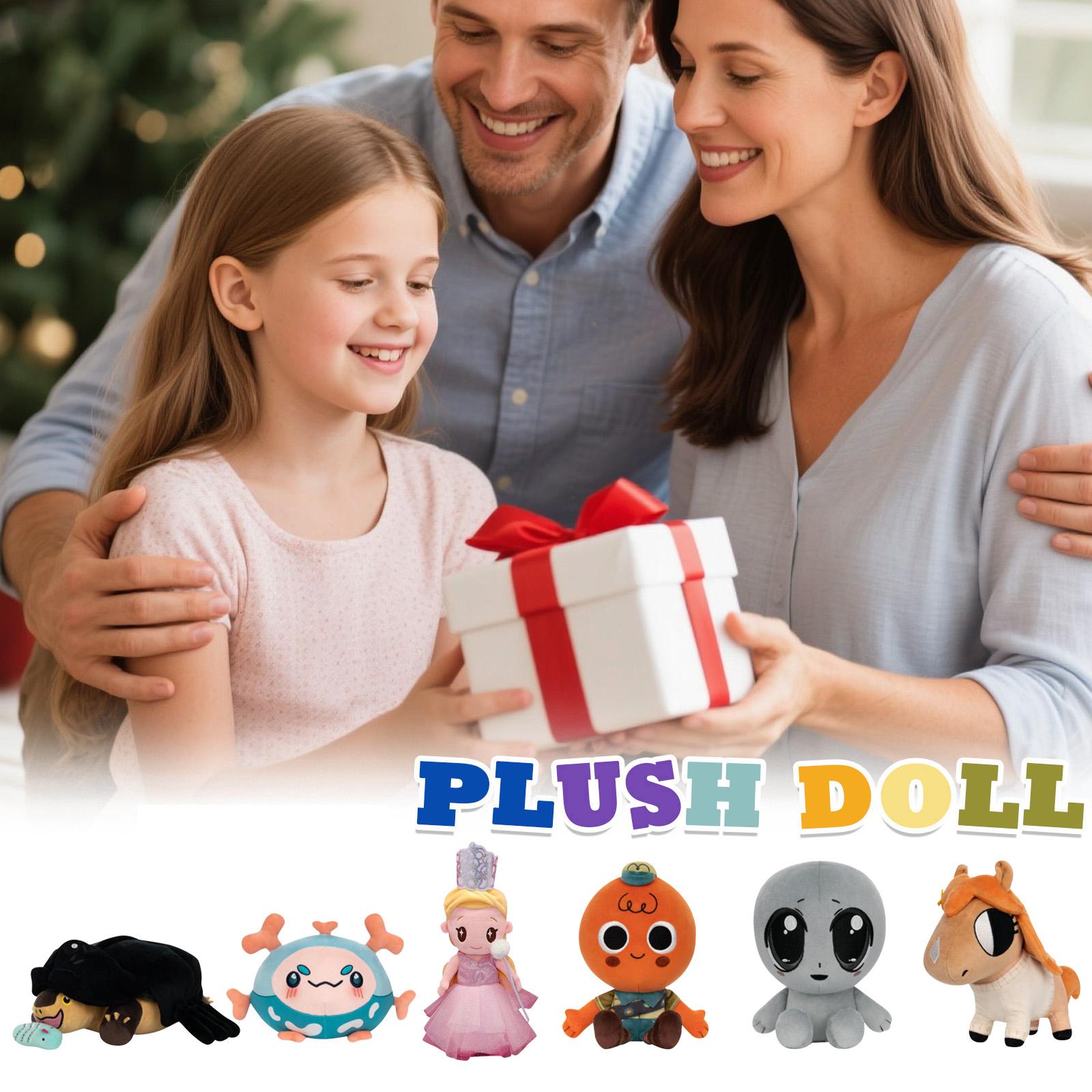 

Плюшевая кукла, Игрушка в подарок, Мультфильм, Детская тряпичная кукла, Детская подарочная подушка One Size