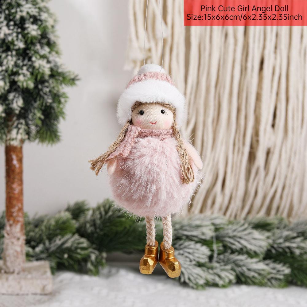 Angel Doll Merry Christmas Ornaments Christmas Decorations for Home Noel Natal Tree Decor Navidad Xmas 2025 New Year 2025 Gifts