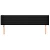 Tête de lit - Maison Exclusive - oreilles - noir - hauteur réglable 183 x 16 x 78/88 cm