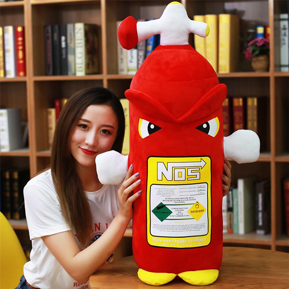 Internet Celebrity Cartoon Fire Extinguisher Plush Cushion Toy 38cm (0.2kg) красный