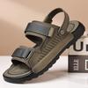 Fashion Summer Male Mesh Shoes Fashion Leisure Beach Flats Holiday Open Toed Sandals Outdoor Walking Shoes Comfortable Casual Sandals