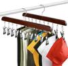Hanging Closet Organizer 360&Deg; Rotating Multi Clip Hanger Space Saving Hanger Sturdy Portable Hanger For Rvs Dormitory