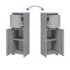 Schlichter Badezimmerschrank mit 1 Tür, 2 Ablagefächern und 1 Schublade, geeignet für verschiedene Räumlichkeiten, 30x30x95 cm