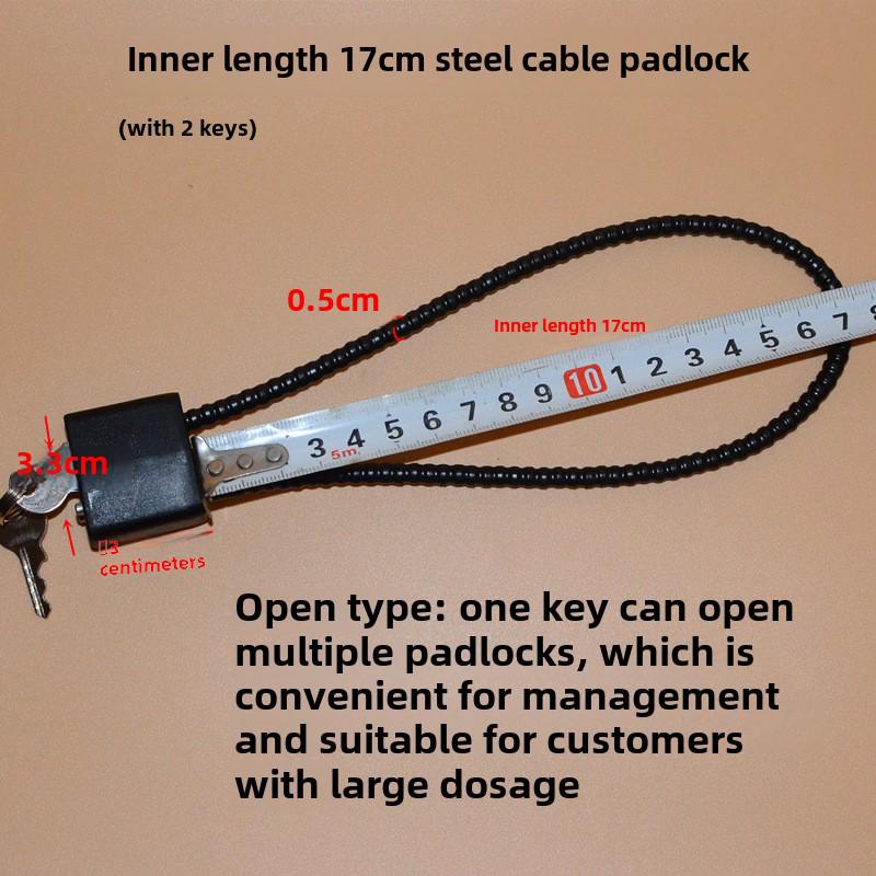 

Навесной замок с удлиненным тросом для шкафов – противоугонный замок с длинной балкой