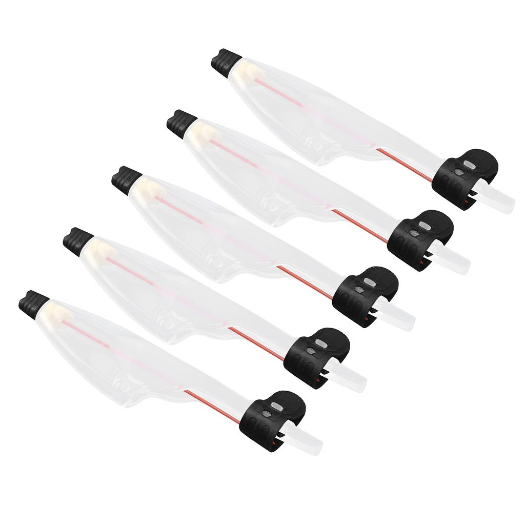 5pcs Plastic Telescopic Fishing Rod Tip Cap Cover Fishing Pole Top Protector for Sea Fishing