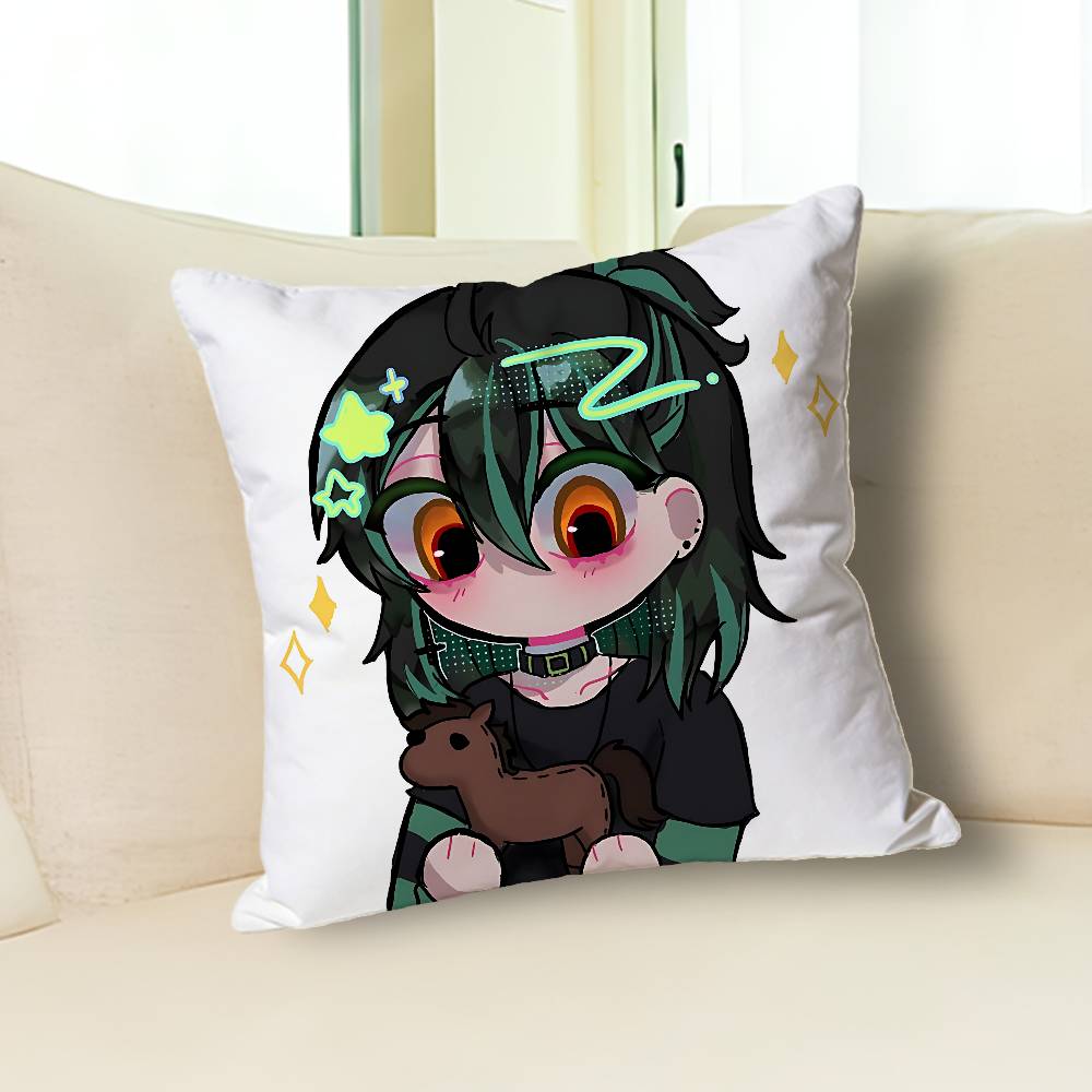 

Game The Kid at The Back S-Sol Various Sizes Square Pillow Case For Car Home Bedchamber Decor Custom Valentine gift 30cmx30cm