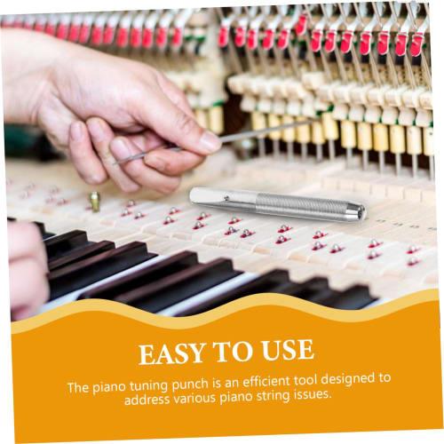 Totority 10 Pieces Piano Nails, Piano Tuning Pegs, Piano Tuning Wrench, Piano Tuning Hammer Lever, String Instrument Tuning Pins, Piano Repair Parts,