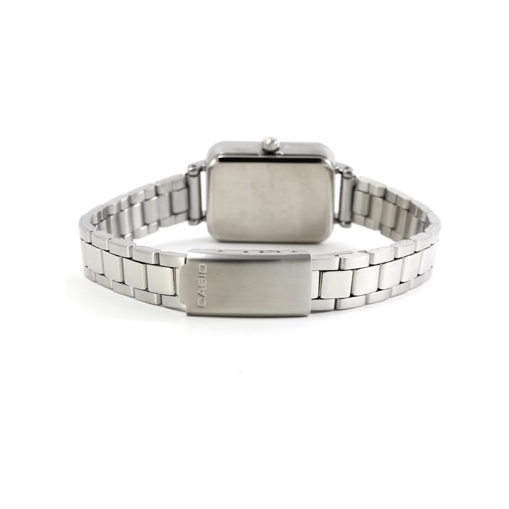 CASIO Casio Standard Cheap Casio Watch for Women, Brass Metal, Silver/White, LTP-V009D-7E [Parallel Import]