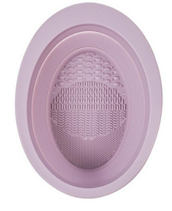 Champagner Make-up Pinselset mit Beauty-Schwamm und Waschschüssel