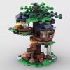 Compatible Building Blocks MOC-126557 Mini Tree House Classic Winter Kids Assembly Toy Construction Gift