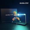 Nikolatoy Genuine Gift Box Packaging Goku Kakarot Magnetic Induction Atmosphere Table Lamp Collectible Decor For Anime Fans