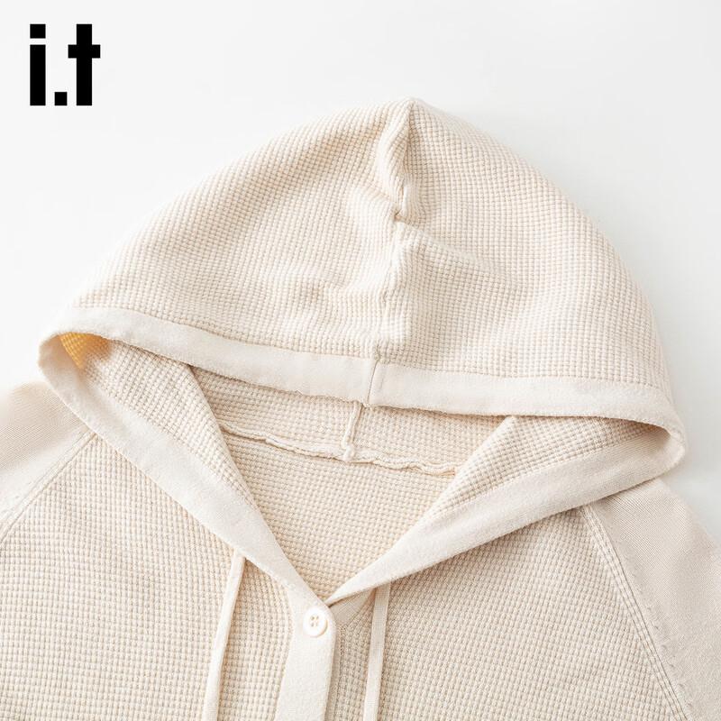 Izzue Women's Japanese Academy Style Hooded Knit Cardigan