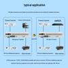 Boyang PDH Optical Transceiver 16E1+4FE, SFP 1+1 Protection, 40KM Single Fiber LC