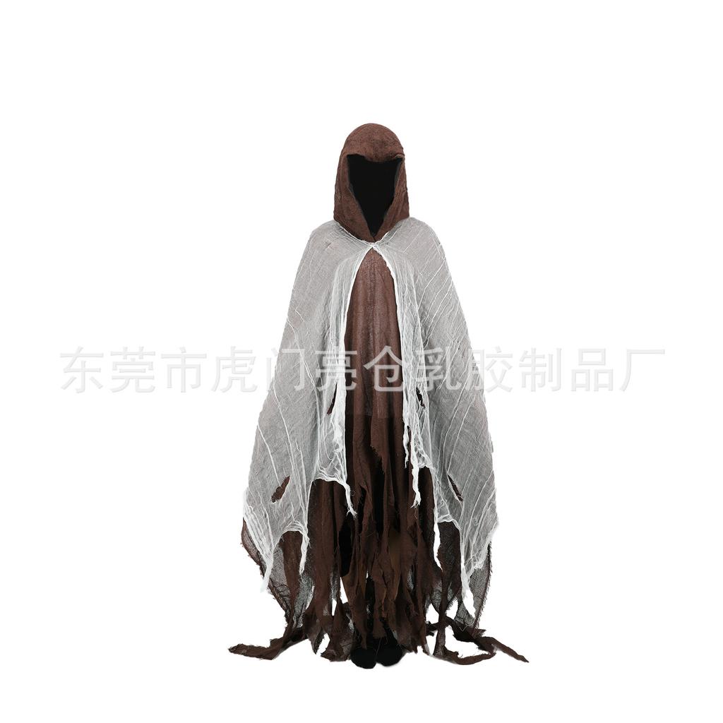 Halloween cloak, cape, skeleton costume, mask, murder mystery game props, haunted house props, escape room props, zombie costume, and accessories