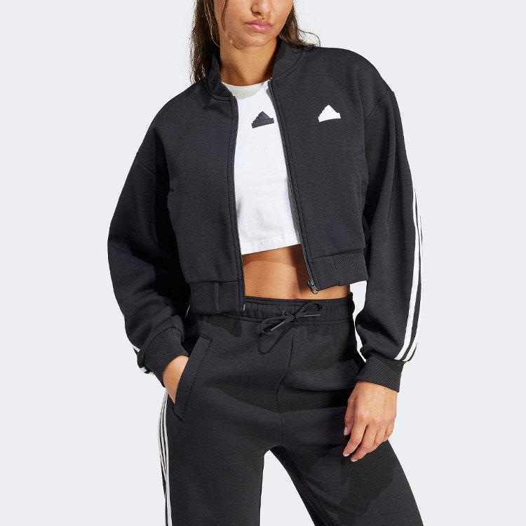 Adidas Future Icons 3-Stripes Bomber Jacket Women Jacket Black IP1566