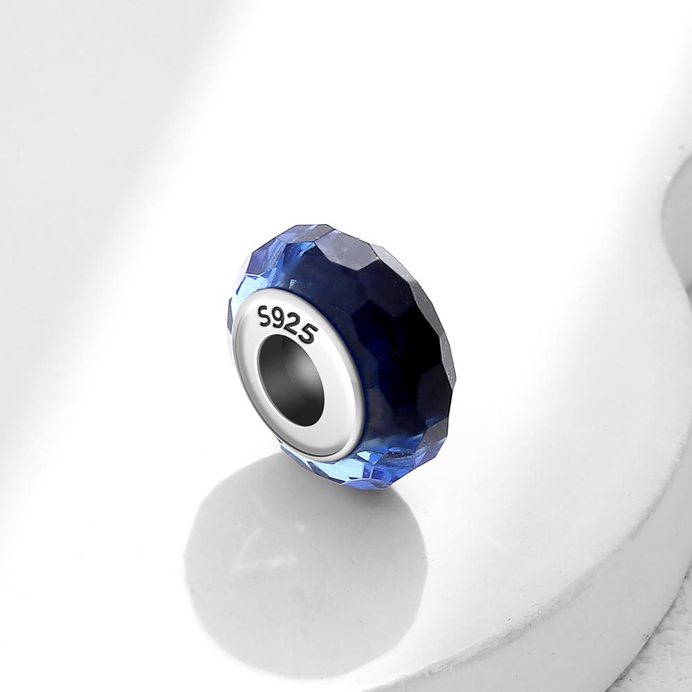 New Glass Beads Charm Matte Green Purple Pink Blue Charms For Originalcharms Bracelet Copper Charm Bead For Women Jewelry