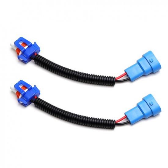 9005 HB3 Ceramic Wire Harness Adapters Sockets For Headlights, Fog Lights, DRL