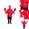 Red Lobster Performance Costume Vibrant Cosplay Prop Perfect For Halloween And Stage Shows